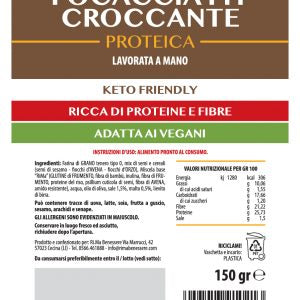 Focaccia Croccante Fit Proteica