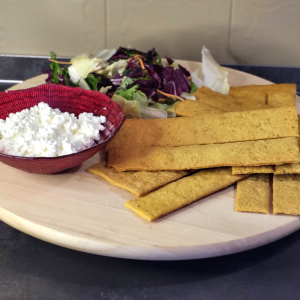 Focaccia Croccante Fit Proteica alla Curcuma